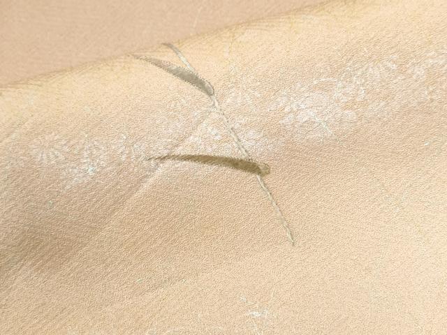 平和屋着物●訪問着 総刺繍 井藤正製 鷺 暈し染め 金銀彩 反端付き 正絹 逸品 CABK7678yc