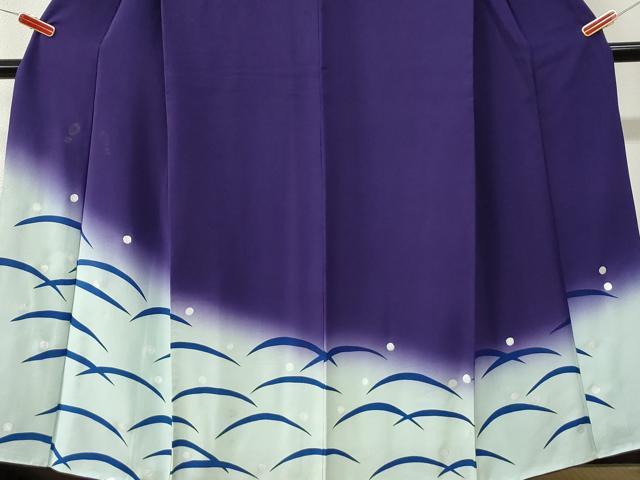 平和屋着物●豪華色留袖 露芝文 暈し染め 銀彩 正絹 逸品 CABK7679yc