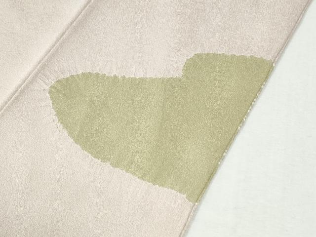 平和屋着物●十日町 名門青柳高級ブランド 大喜百花 訪問着 駒刺繍 絞り 道長枝橘花松文 金彩 正絹 逸品 未使用 CABK7681yc