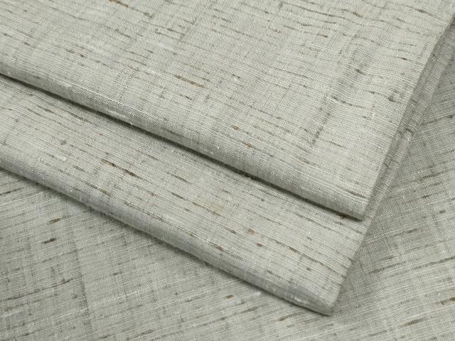 平和屋着物●男性 ぜんまい紬 霞文 正絹 逸品 CABK7696yc
