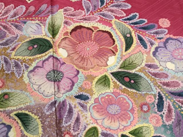 平和屋着物●豪華振袖 辻が花 暈し染め 正絹 逸品 CABK7709yc