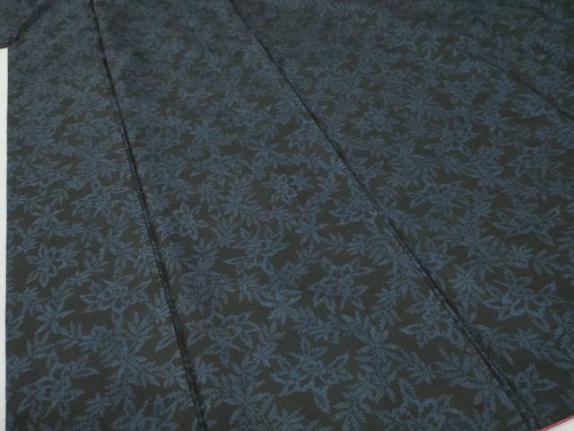 平和屋着物●本場大島紬 7マルキ 舞花文 ロング丈 正絹 逸品 CABK7719yc
