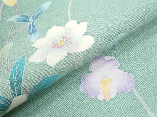平和屋着物●訪問着 枝花文 金彩 正絹 逸品 未使用 CABK7735yc
