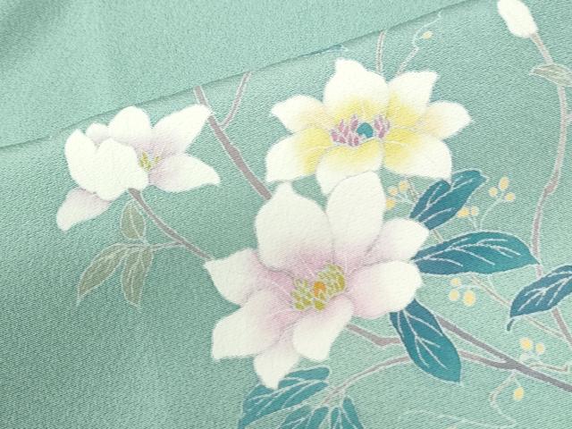 平和屋着物●訪問着 枝花文 金彩 正絹 逸品 未使用 CABK7735yc