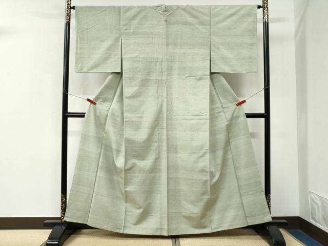 平和屋着物●上質な紬 霞文 正絹 逸品 CABK7746yc