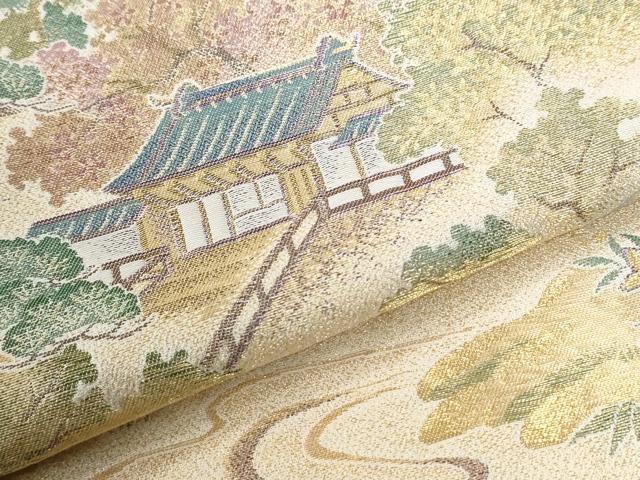 平和屋着物●豪華色留袖 作家物 寿光織 北山風情 暈し染め 金糸 正絹 逸品 未使用 CABK7752yc