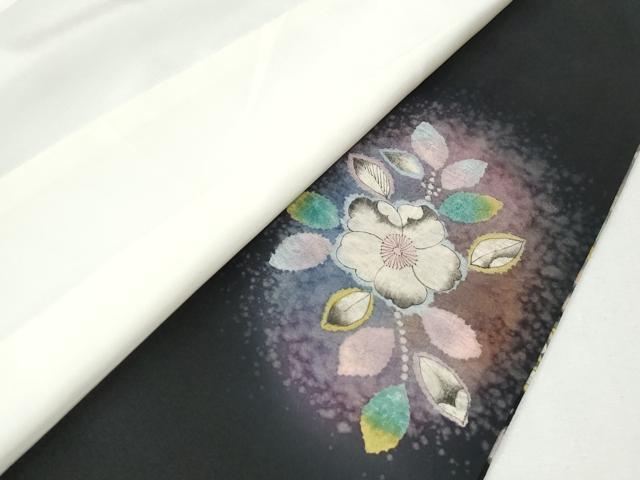 平和屋着物●豪華黒留袖 作家物 辻が花 絞り 暈し染め 正絹 逸品 CABK7759yc