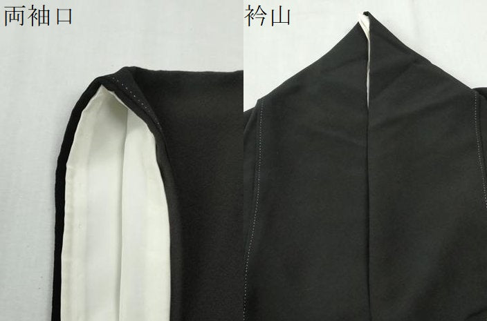 平和屋着物●京加賀友禅 松本健一 黒留袖 浜松梅文 正絹 逸品 CABK7763yc