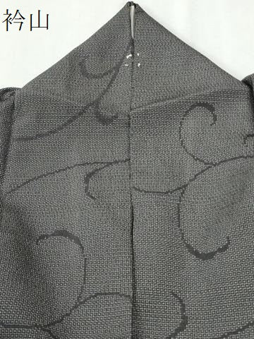 平和屋着物●本塩沢 110亀甲 唐草文 正絹 逸品 CABK7803yc