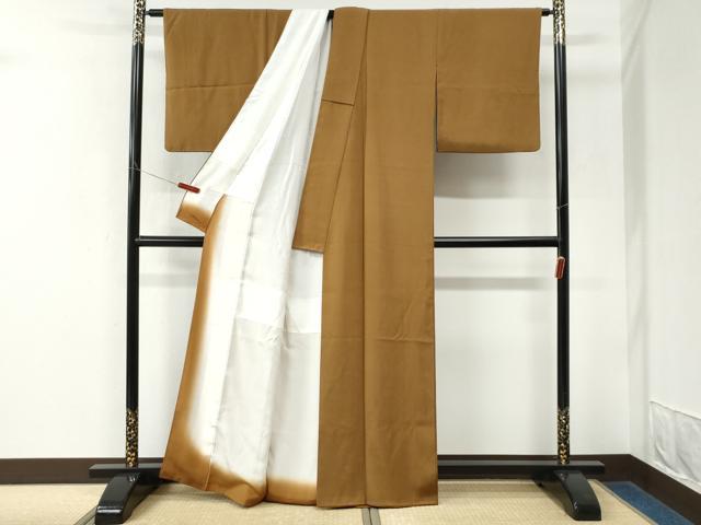 平和屋着物●江戸小紋 立分銅 正絹 逸品 CABK7805yc