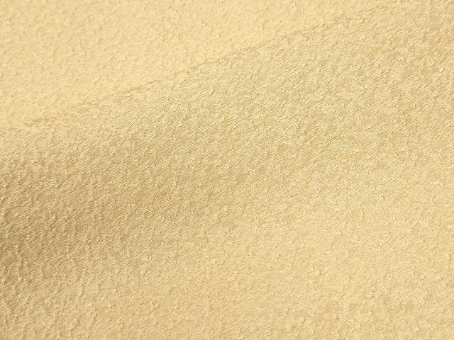 平和屋着物●本草木染作家 瑞寶 色無地 紋意匠 薄香色 正絹 逸品 未使用 CABK7846yc
