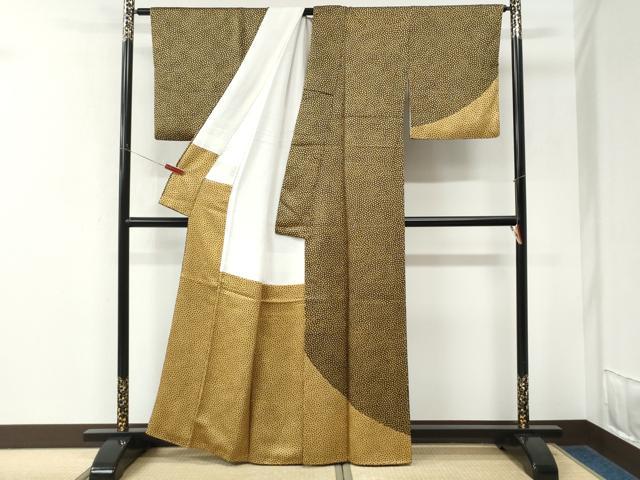 平和屋着物●訪問着 霰文 正絹 逸品 CABK7849yc