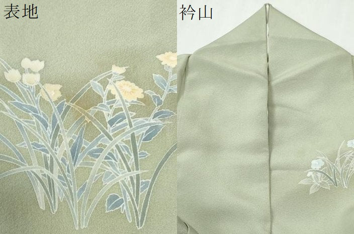 平和屋着物●十日町友禅作家 関口遼一 訪問着 童子遊び 暈し染め 正絹 逸品 CABK7868yc
