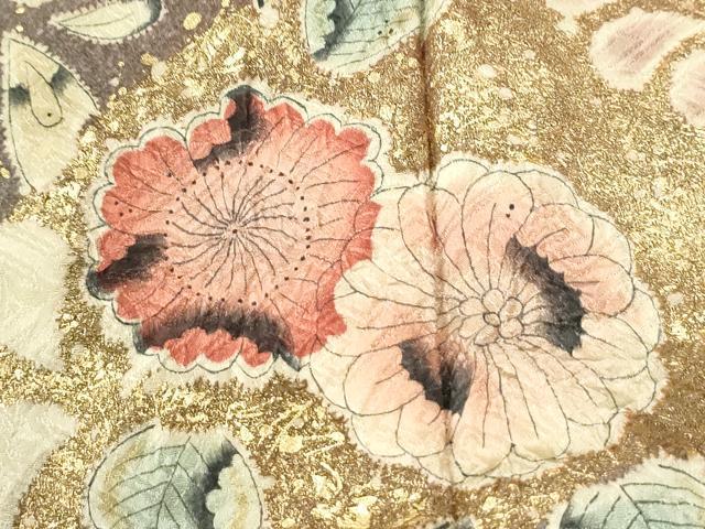 平和屋着物●豪華振袖 辻が花 絞り 暈し染め 金彩 やまと誂製 正絹 逸品 CABK7882yc