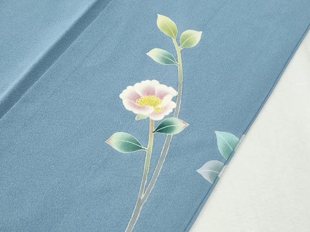 平和屋着物●本加賀友禅作家 光永正美 訪問着 枝花文 正絹 逸品 CABK7905yc