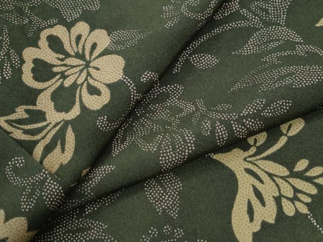 平和屋着物●上質な小紋 花唐草文 正絹 逸品 CABK7911yc