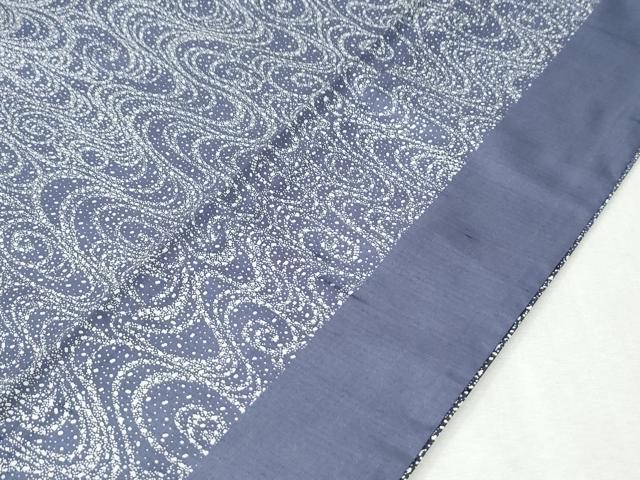 平和屋着物●訪問着 本場染大島紬 霰文 正絹 逸品 CABK7926yc