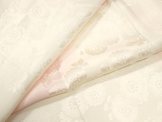 平和屋着物●長襦袢 無双仕立て 草花丸地紋 暈し染め 正絹 逸品 CABK7959yc