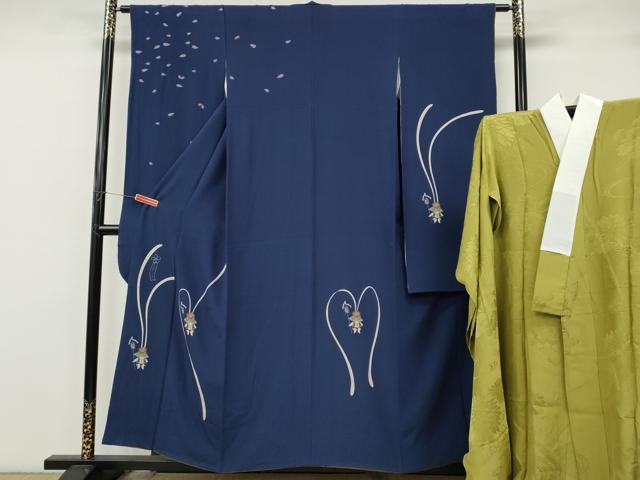 平和屋着物●世界的人形師 辻村寿三郎 ジュサブロー 振袖・長襦袢セット 兎 正絹 逸品 CABK8041ut