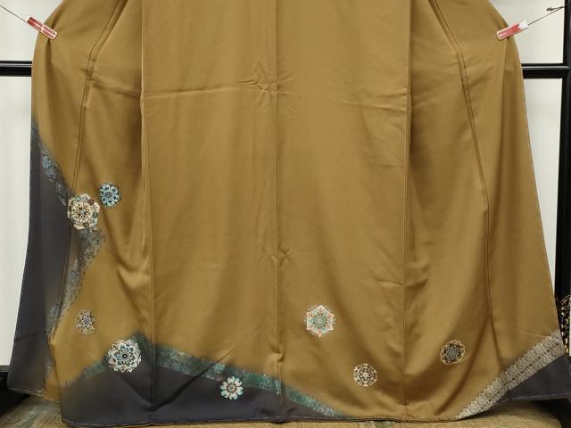 平和屋着物●訪問着 正倉院花文 金銀彩 正絹 逸品 未使用 CABK8058ut