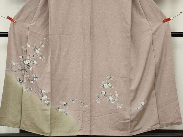 平和屋着物●訪問着 友禅 枝花文 正絹 逸品 CABK8073ut