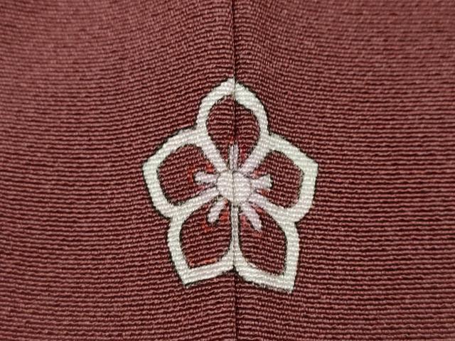 平和屋着物●上質な色無地 浅蘇芳色 正絹 逸品 CABK8087ut