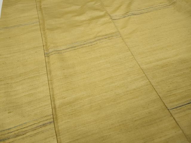 平和屋着物●上質な紬 横段文 正絹 逸品 CABK8091ut