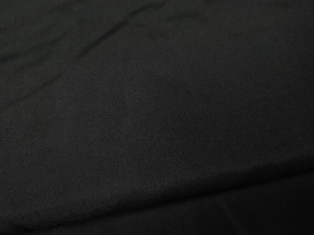 平和屋着物●男性 黒紋付 正絹 逸品 CABK8094ut
