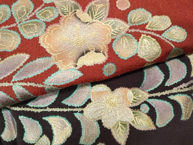 平和屋着物●訪問着 辻が花 暈し染め 金彩 正絹 逸品 CABK8107ut