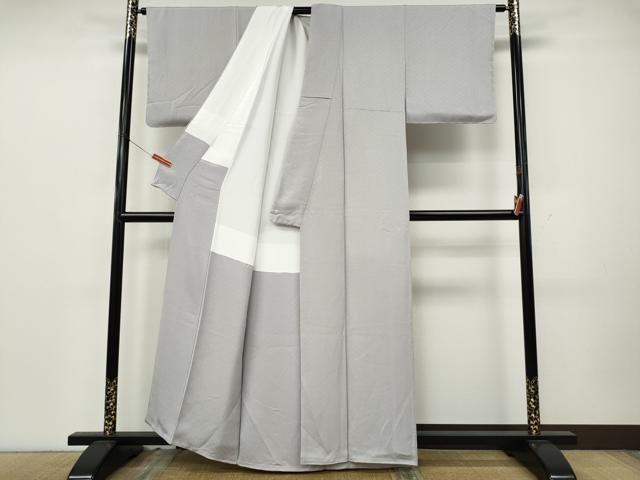 平和屋着物●上質な小紋 作家物 草花文 正絹 逸品 CABK8114ut