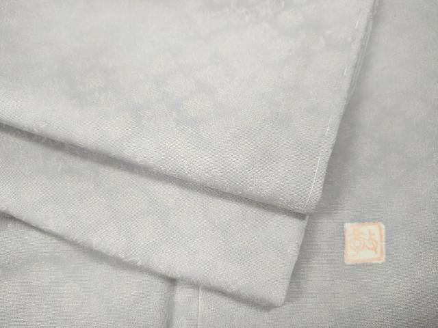 平和屋着物●上質な小紋 作家物 草花文 正絹 逸品 CABK8114ut