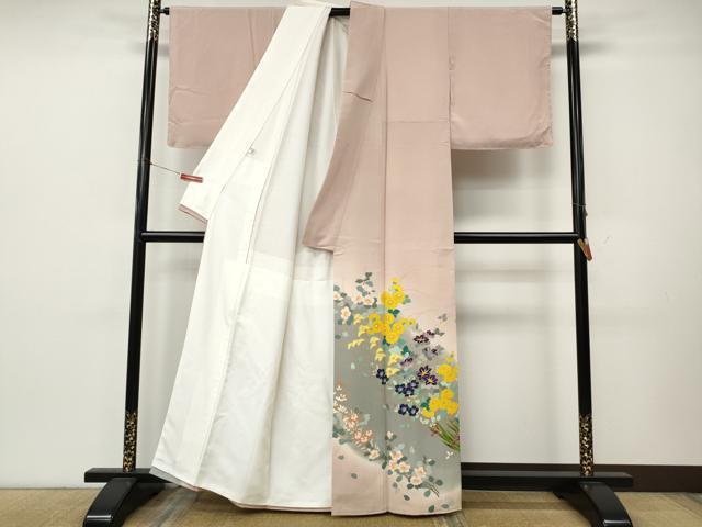 平和屋着物●豪華色留袖 作家物 草花文 暈し染め 正絹 逸品 CABK8121ut
