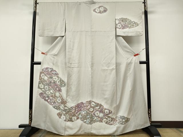 平和屋着物●訪問着 辻が花 絞り 正絹 逸品 CABK8125ut