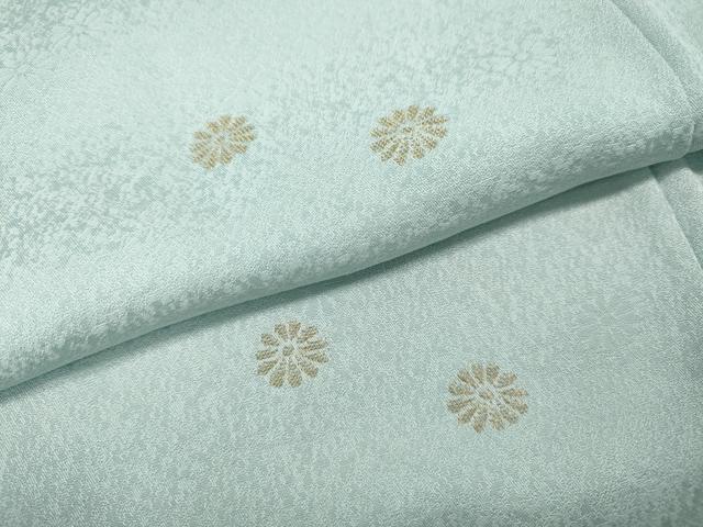 平和屋着物●上質な小紋 舞花文 金糸 正絹 逸品 CABK8131ut