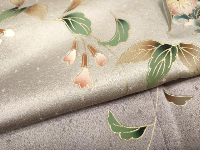 平和屋着物●訪問着 正倉院鳳凰枝花文 暈し染め 金彩 正絹 逸品 CABK8158ut