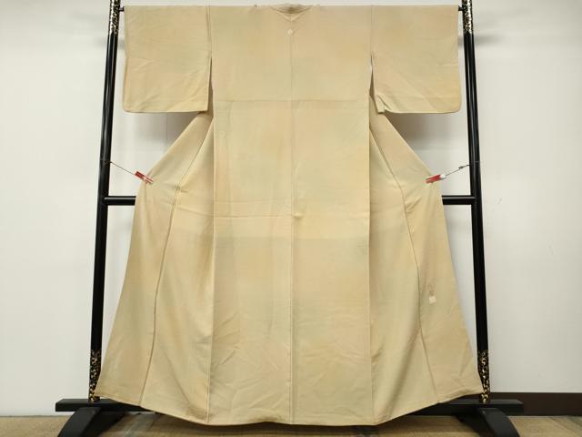 平和屋着物●上質な小紋 作家物 霞文 暈し染め 正絹 逸品 CABK8164ut
