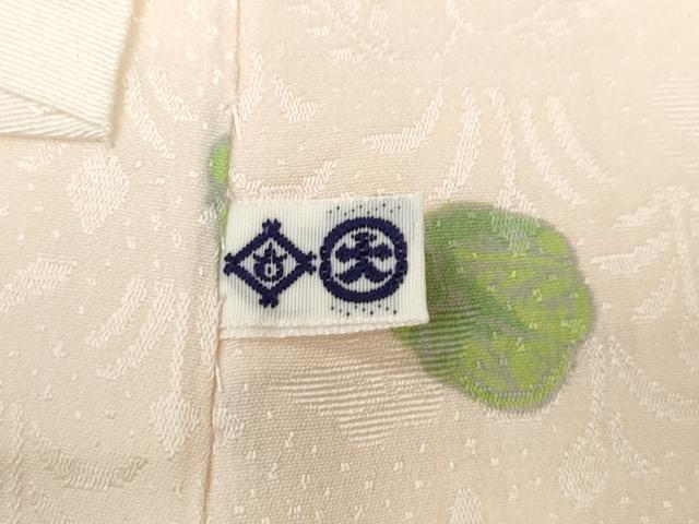 平和屋着物●長襦袢 無双仕立て 成り物 野菜 大丸扱い 正絹 逸品 CABK8169ut