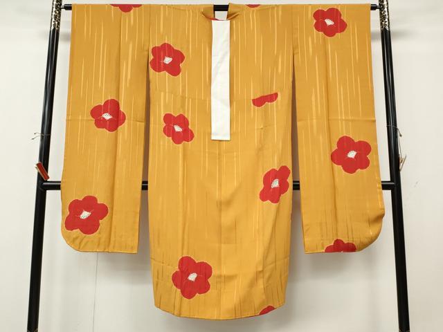 平和屋着物●振袖用長襦袢 無双仕立て 絞り 舞花文 金彩 正絹 逸品 CABK8173ut
