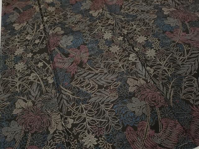 平和屋着物●本場大島紬 7マルキ 花鳥文 正絹 逸品 CABK8190ut