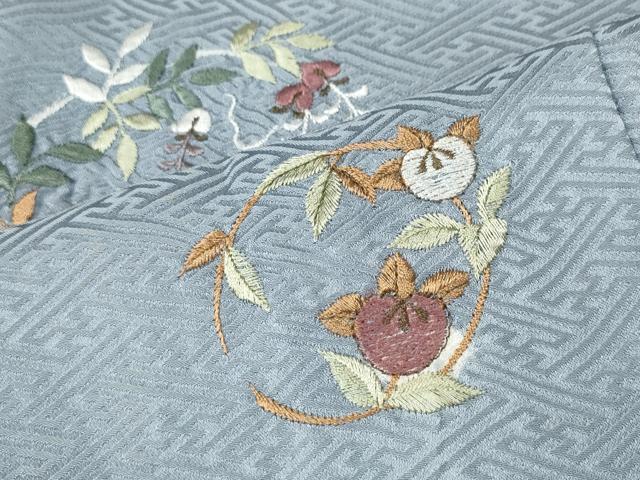 平和屋着物●訪問着 絞り 刺繍 打ち出の小槌 流水草花文 金彩 正絹 逸品 CABK8198ut