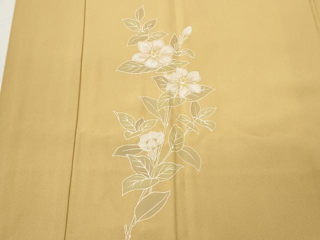 平和屋着物●長襦袢 袷 くちなし 正絹 逸品 CABK8223ut