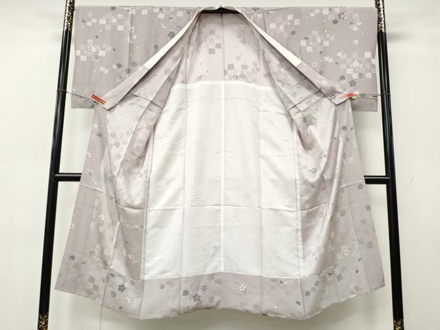 平和屋着物●長襦袢 無双仕立て 舞花文 やまと誂製 正絹 逸品 CABK8224ut