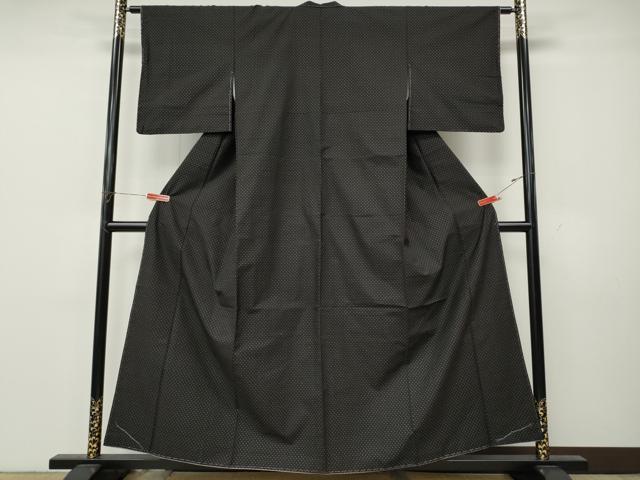 平和屋着物●本場大島紬 一元絣 正絹 逸品 CABK8279ut