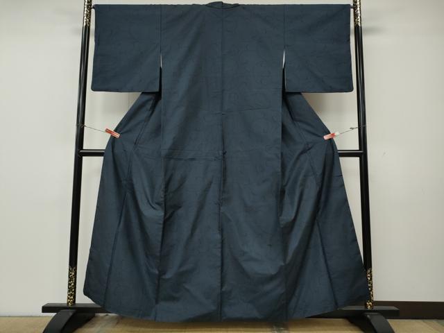 平和屋着物●本場大島紬 9マルキ 唐草文 正絹 逸品 CABK8295ut