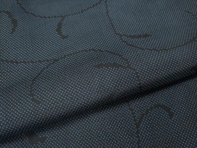 平和屋着物●本場大島紬 9マルキ 唐草文 正絹 逸品 CABK8295ut