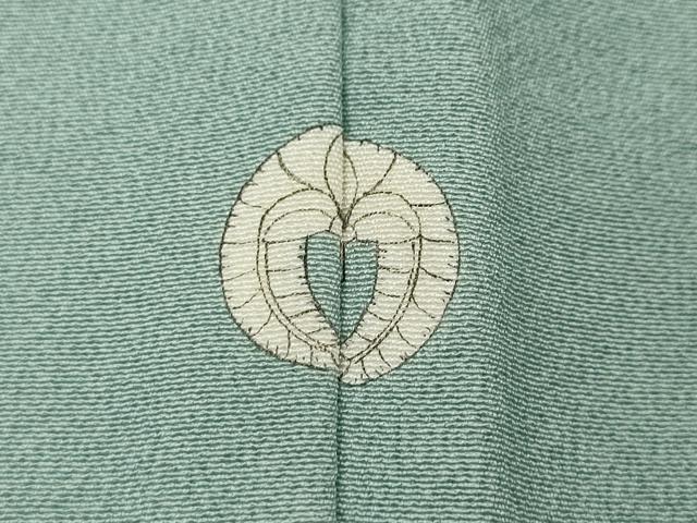 平和屋着物●上質な色無地 浅縹色 正絹 逸品 CABK8331ut