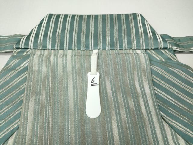 平和屋着物●男性 行灯袴 縞 暈し染め 銀糸 CABK8347ut