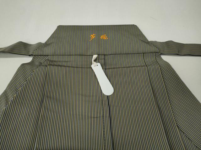平和屋着物●男性 行灯袴 縞 正絹 逸品 CABK8351ut