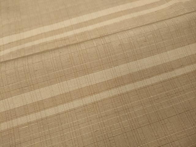 平和屋着物●上質な紬 横段文 正絹 逸品 CABK8372ut