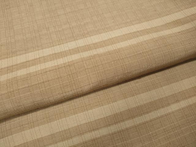 平和屋着物●上質な紬 横段文 正絹 逸品 CABK8372ut